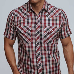 Camisa Hannover MC Cua Vino Negro 261