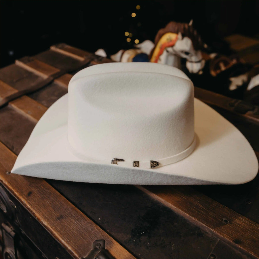 Sombrero Wrangler Texana 8X Lana F10 Ivory Mrlb