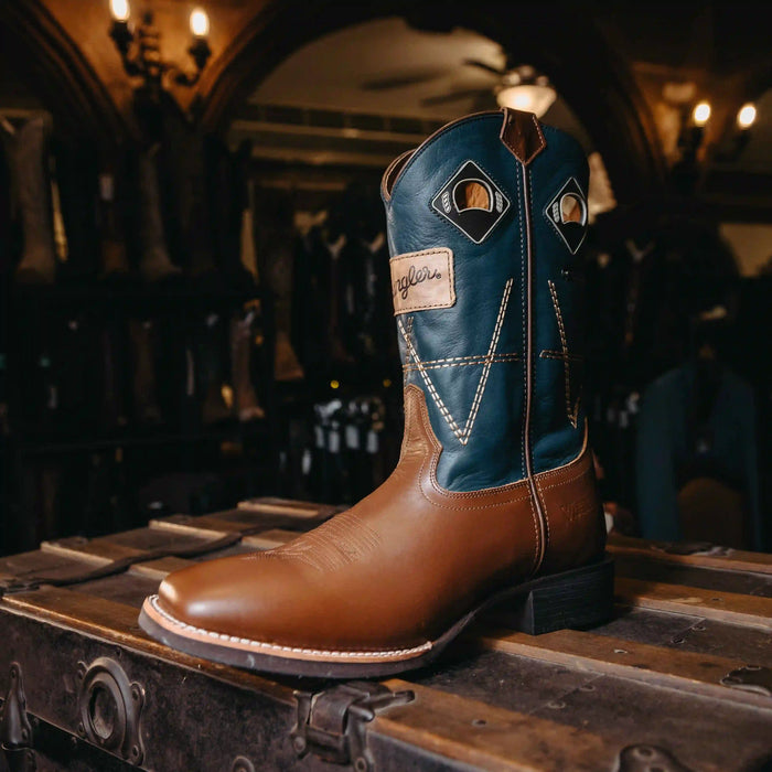 Bota Wrangler Legend Azul/Cafe H-500 003