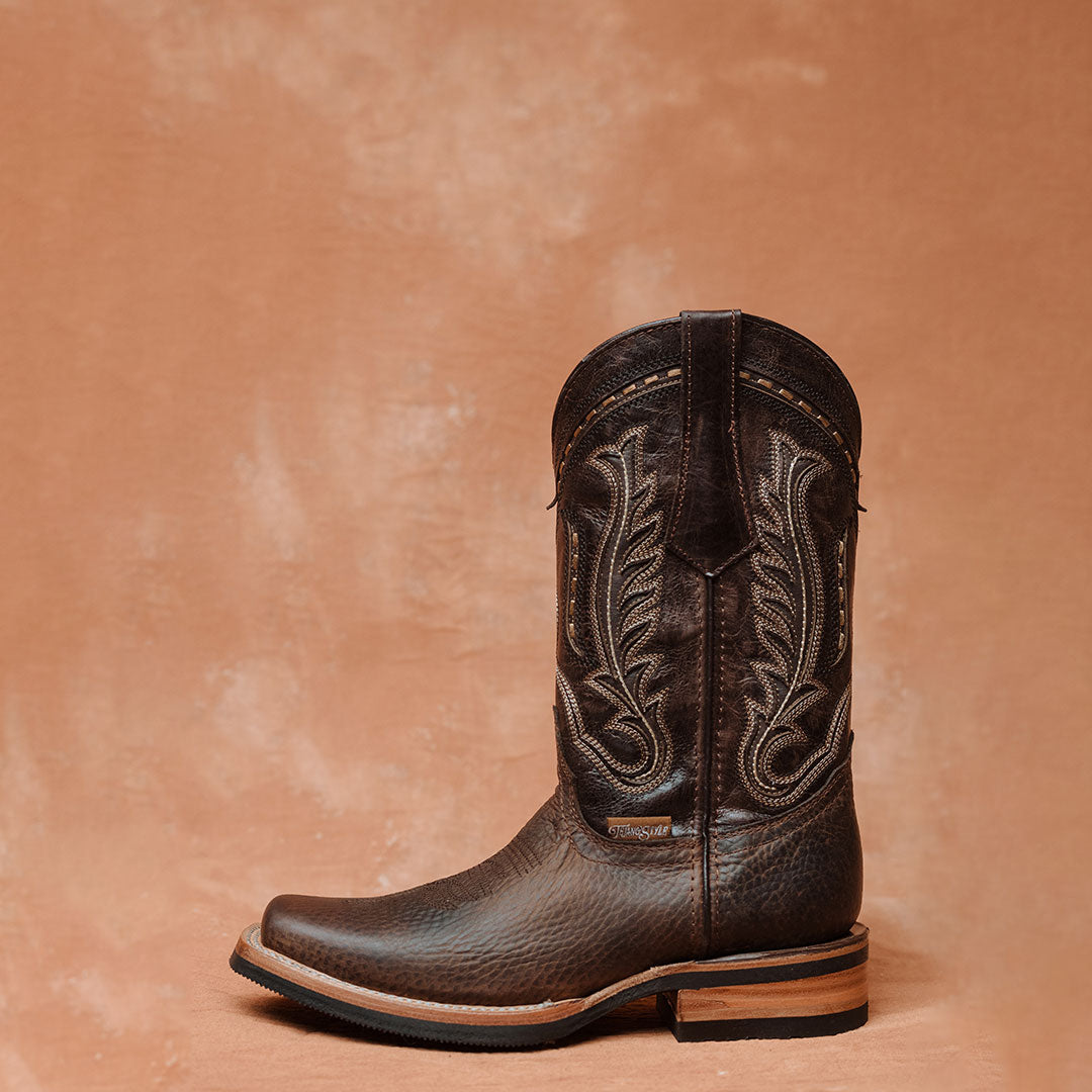 Bota Tejano Style Cheyenne Choco Hombre 014