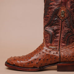 Bota Exótica Tejano Style Ave Brandy Hombre 015