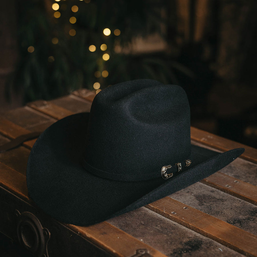 Sombrero Tombstone Texana El Patron 20* Lana Negro 075