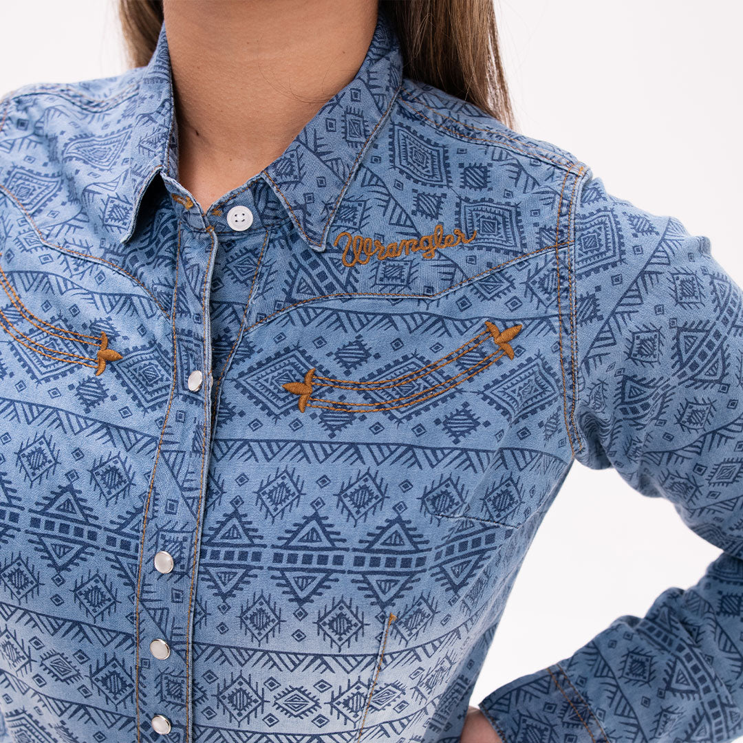 Blusa Wrangler Mezclilla Navajo 036