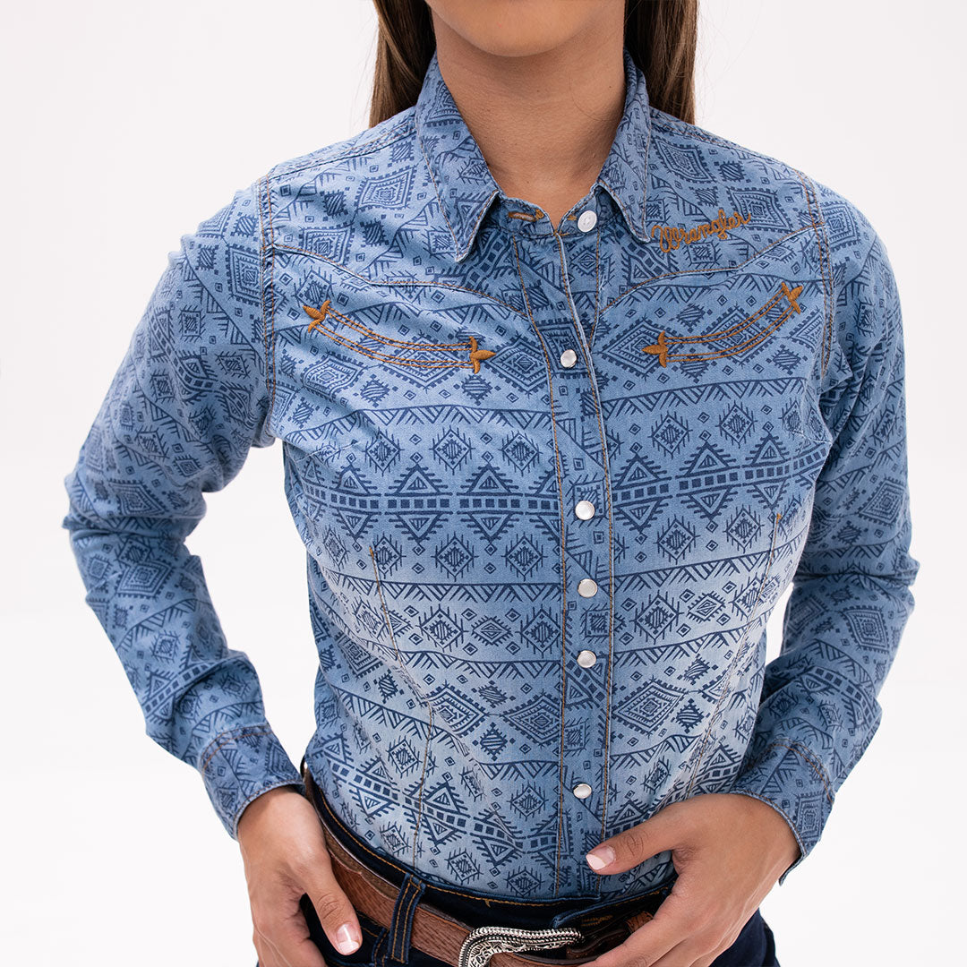 Blusa Wrangler Mezclilla Navajo 036