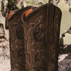 Botas Golden Guns Nobuck Choco - Very Vaquero