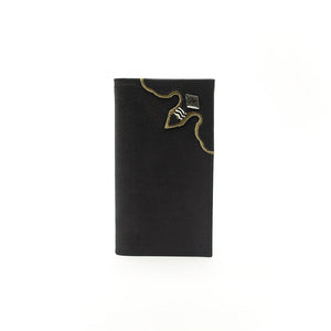 Cartera Tombstone Larga Herraje Café 002027