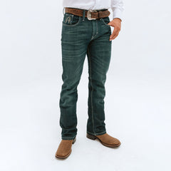 Pantalón Mezclilla KAJM Arabe Verde - Very Vaquero
