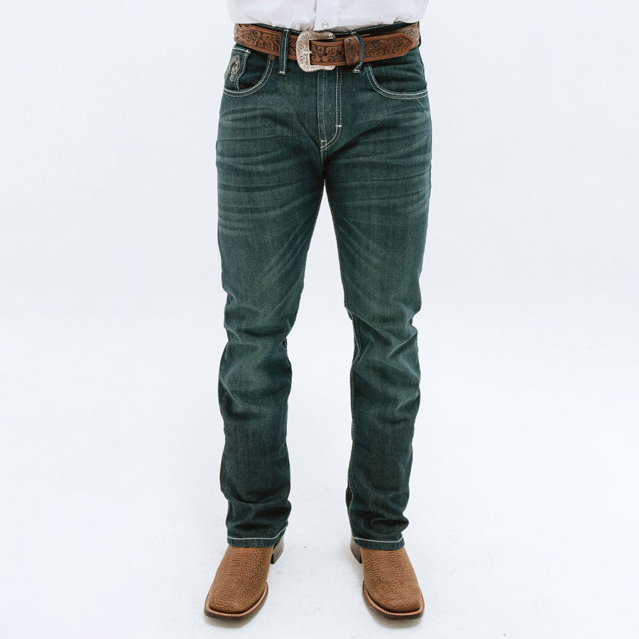 Pantalón Mezclilla KAJM Arabe Verde - Very Vaquero