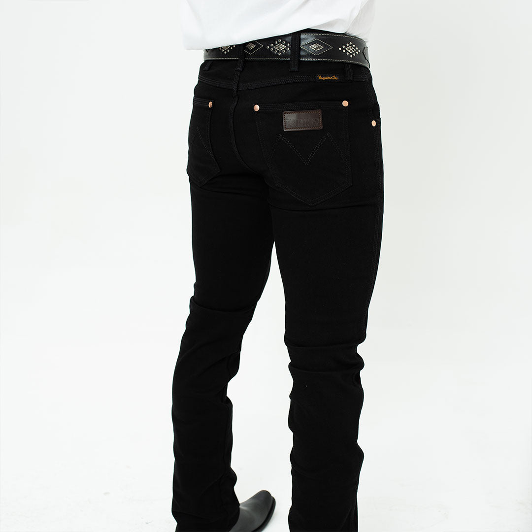 Pantalón Mezclilla Vaqueros Tex Pro Rodeo Negro Stretch 001