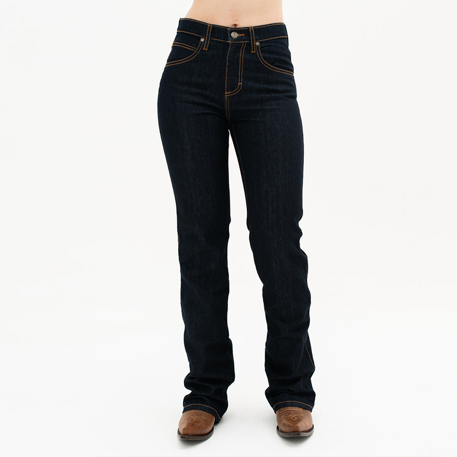 Pantalón Mezclilla Wrangler Cintura Alta Básico 050 - Very Vaquero