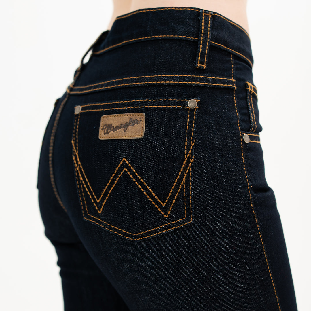 Pantalón Mezclilla Wrangler Cintura Alta Básico 050 - Very Vaquero