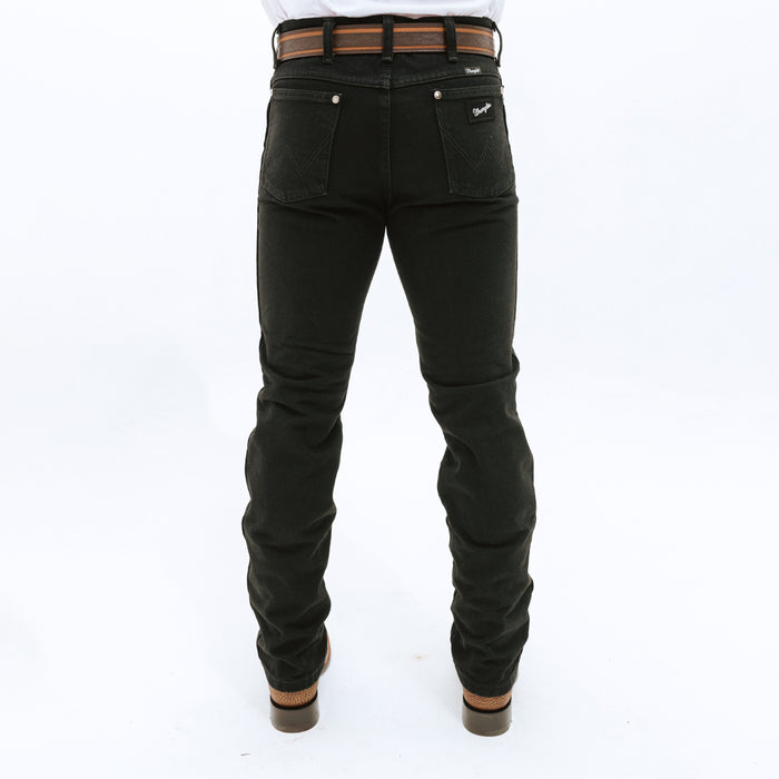 Pantalón Mezclilla Wrangler Silver 933SEWK Negro - Very Vaquero