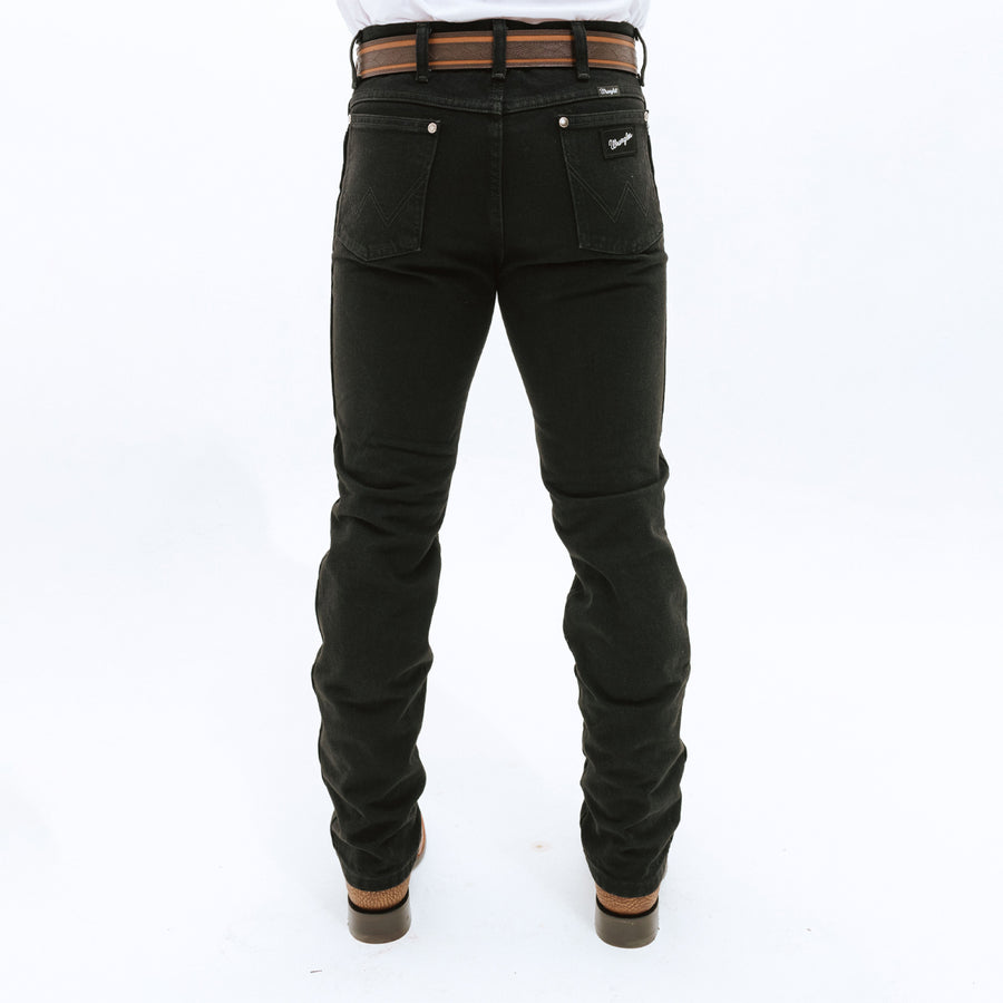Pantalón Mezclilla Wrangler Silver 933SEWK Negro - Very Vaquero