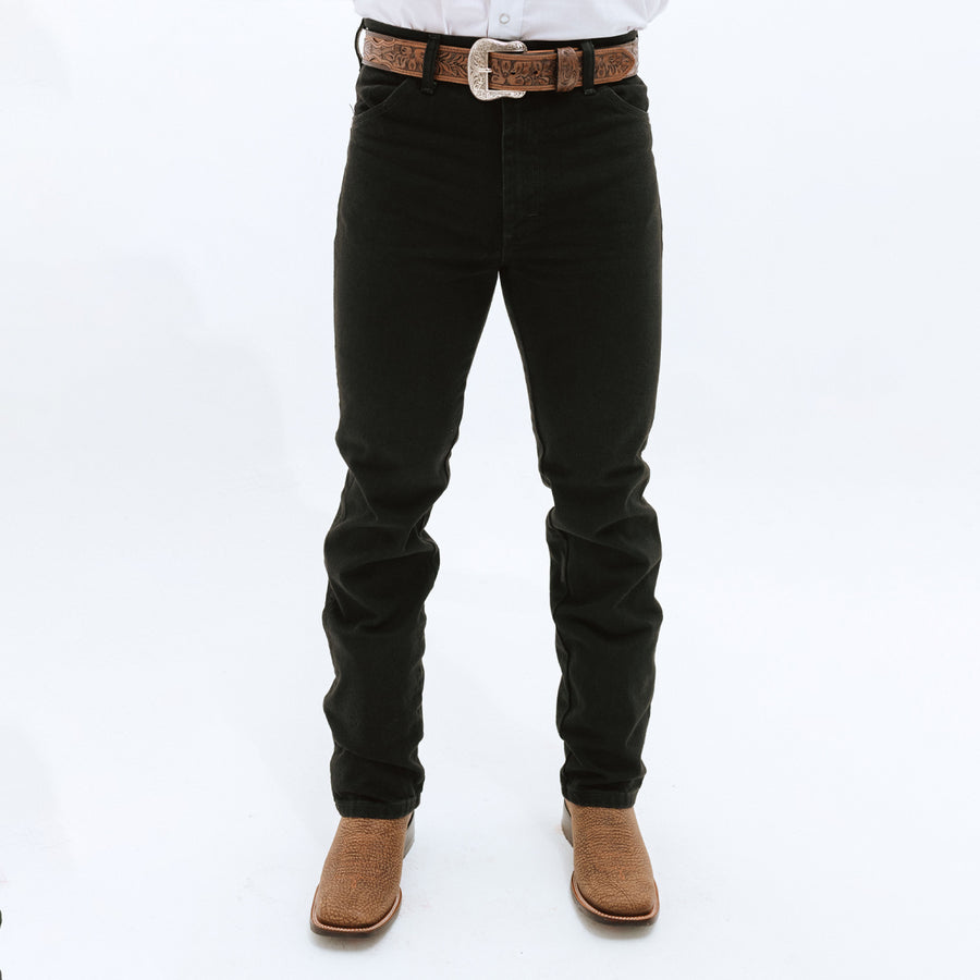 Pantalón Mezclilla Wrangler Silver 933SEWK Negro - Very Vaquero