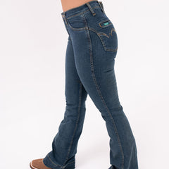 Pantalón Wrangler Flare Cintura Alta 061