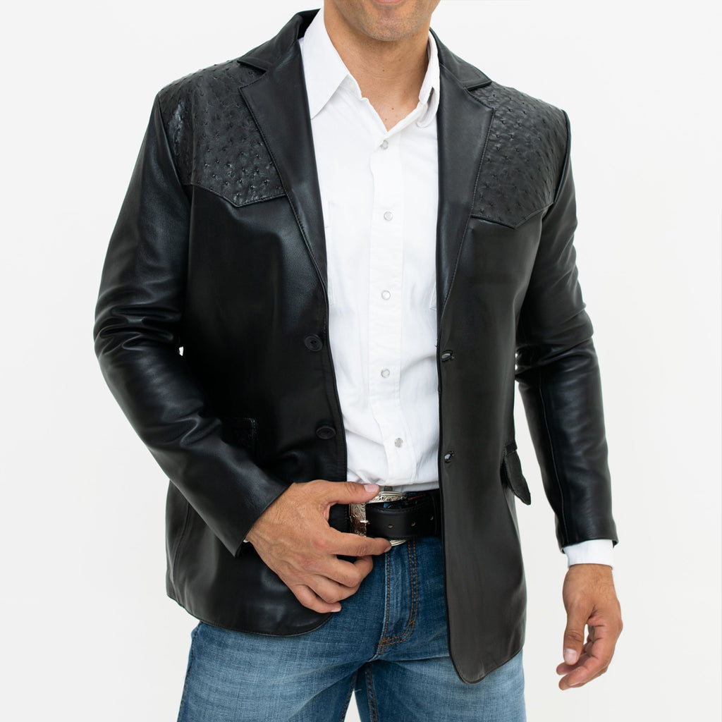 piel ropa vaquera con saco