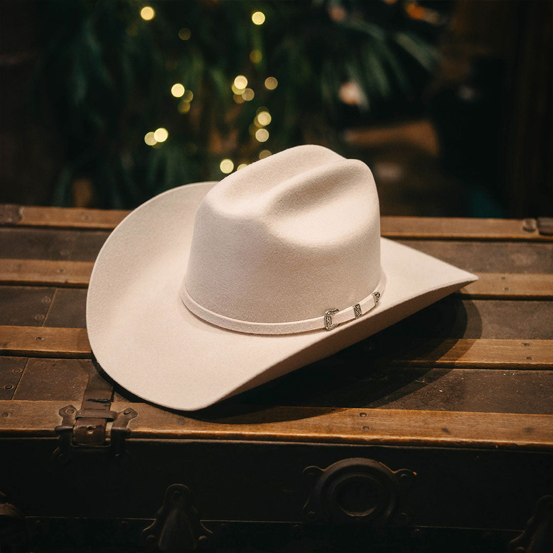 Sombrero Wrangler Texana 8X Silver Belly Lana 029