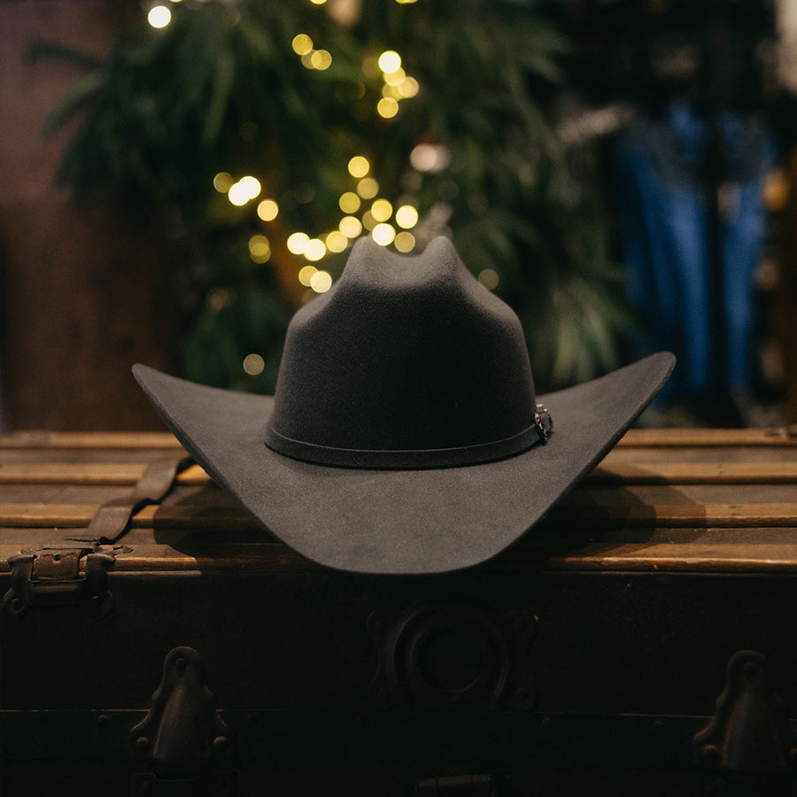 Sombrero Wrangler Texana 20X Gris Pelo Lana 053
