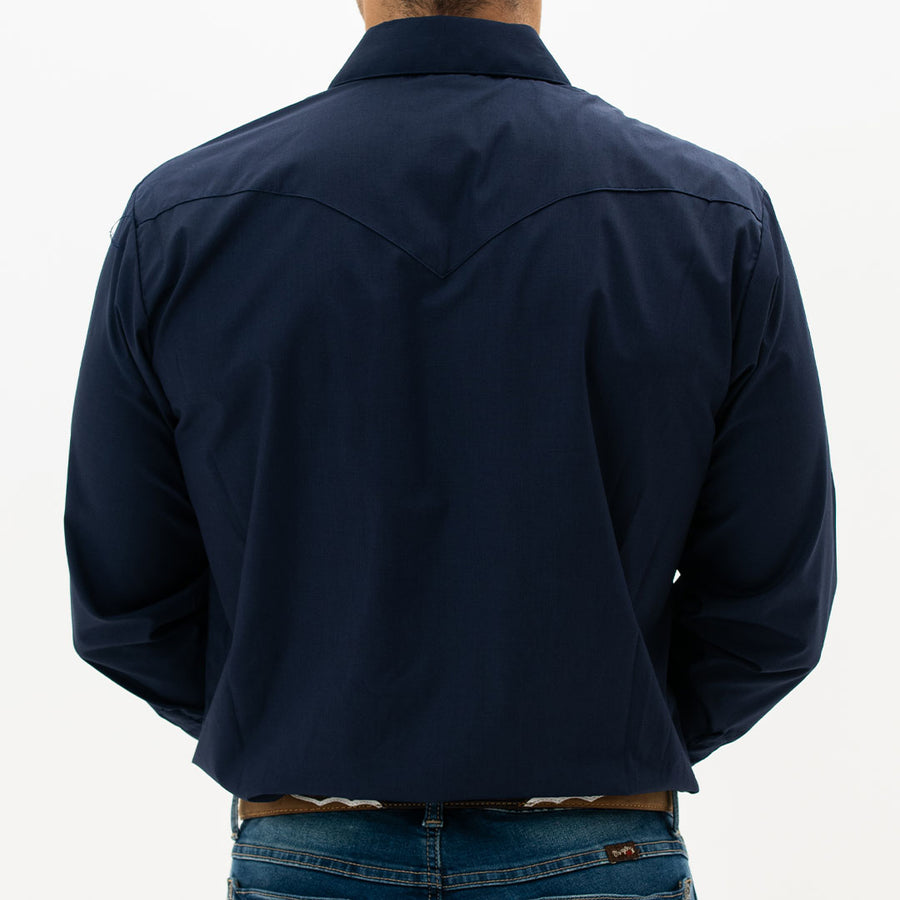 Camisa Vaquera Hannover Lisa Básica Azul HAN1100 - Very Vaquero